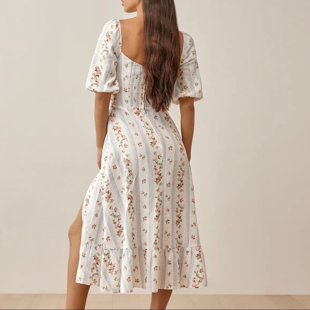 NWOT💎Reformation Belgium Linen Dress - Surrey - Picture 4 of 11
